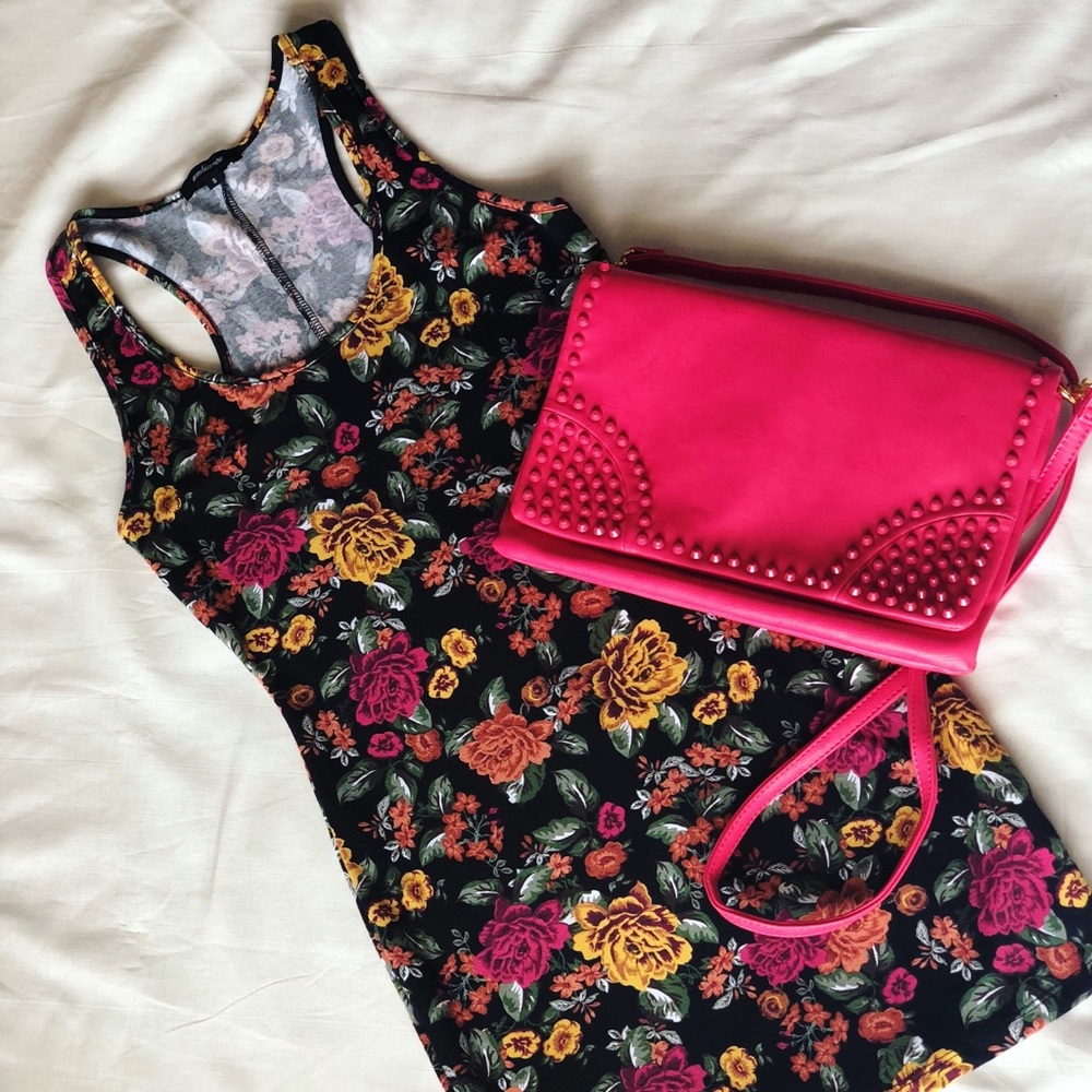 Dress and Vegan Leather purse